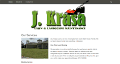 Desktop Screenshot of jkrasalawns.com